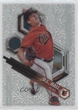 2018 Bowman High Tek Prospects Pattern 3 Jagged Maze DL Hall #PHT-DH rf2