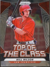 2020 Panini Prizm - Top of The Class Baseball Will Wilson #TOC-15 NM