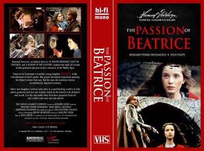 The Passion Of Beatrice (1987) Julie Delpy, Bernard-Pierre Donnadieu VHS EX