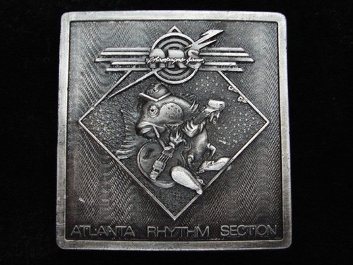 QI11173 *NOS* VINTAGE 1978 **ATLANTA RHYTHM SECTION** MUSIC COMMEMORATIVE BUCKLE - Picture 1 of 2