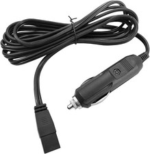 12V DC Power Cable, 1.8M 2 Pin Lead Cable Plug Wire for Car Cooler Cool Box, Min