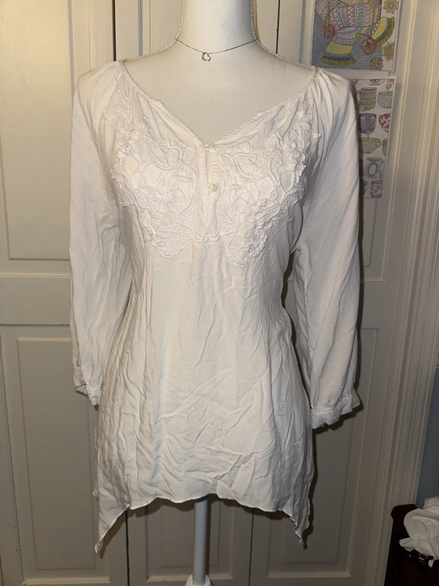 8.6 Rose Vintage Floral Print Contrast Notched V Neck Plus Size Summer Blouse W