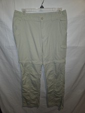 Columbia Women  s Convertible Pants Outdoors Mint Green Hiking Nylon Size 8