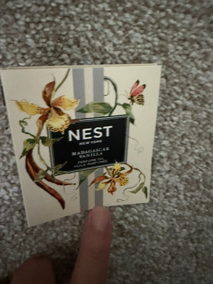 2 pc NEST Sample  Madagascar  Vanilla Perfume Oils .05oz 0.05 1.5 ml