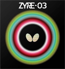 Butterfly Zyre 03 Table Tennis Rubber High Tension Inverted Rubber Spin Ball 2.5