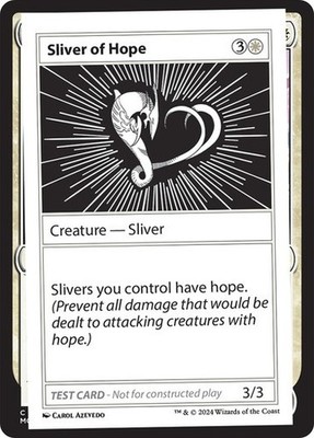MTG - Sliver of Hope - Play Test - MB2 - Magic the Gathering