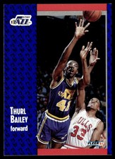 1991-92 Fleer Thurl Bailey Utah Jazz #197