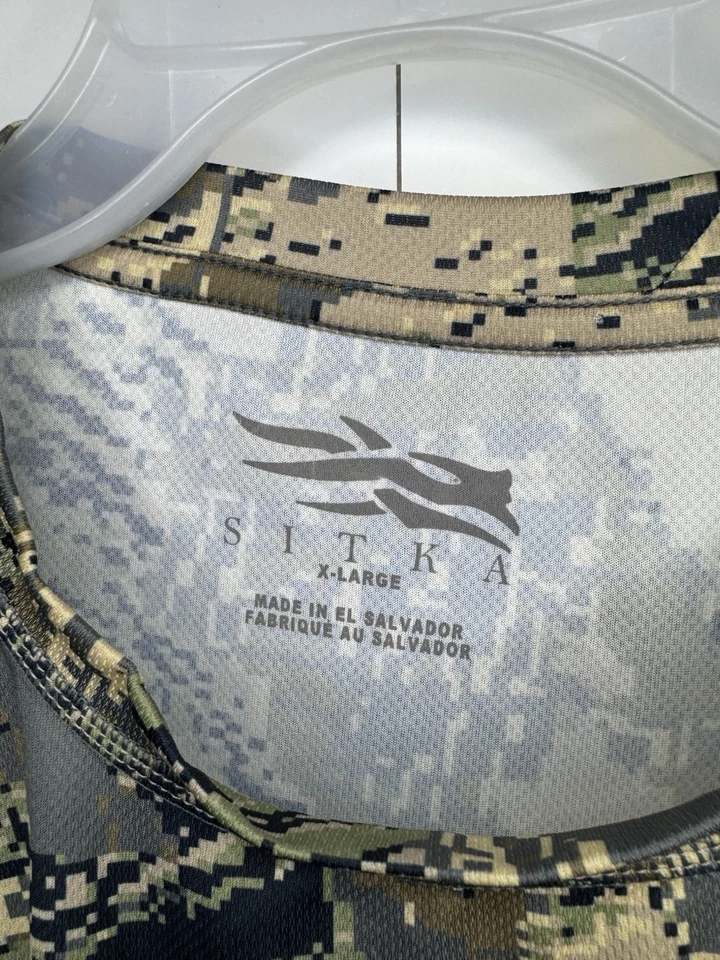 Sitka Gear Core Lightweight Crew LS Shirt Optifade Subalpine Men’s Large Tall 10 - Image 3 of 4