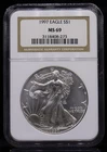 1997 American Eagle NGC MS69