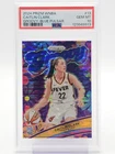 CAITLIN CLARK 2024-25 PRIZM WNBA GROOVY BLUE PULSAR ROOKIE /199 #13 PSA 10 Q4244