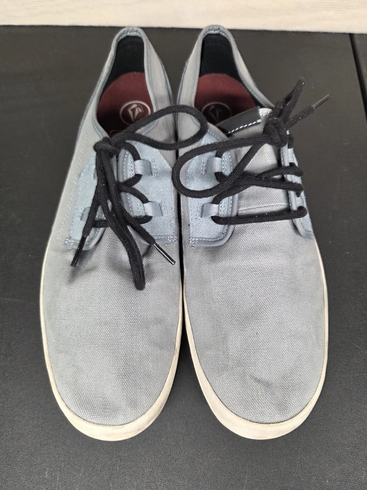 Volcom 男式 SZ 10.5 低帮运动鞋 蕾丝鞋 蓝色 — 第 3/4 张图片