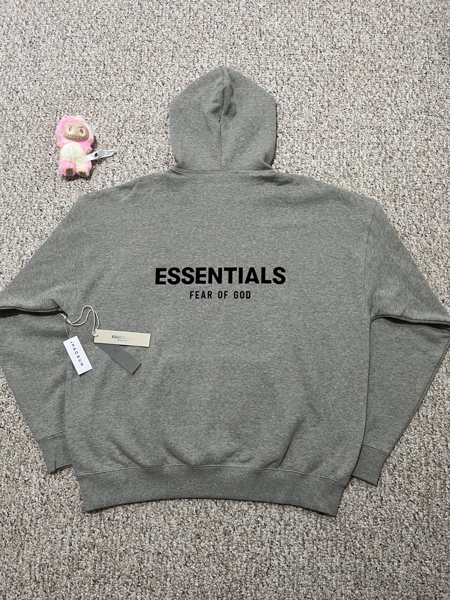 Fear of God Essentials Hoodie Dark Oatmeal SS22 size L 100