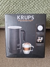 Krups XL100840 Electric Milk Frother 550W - 150  ml with Frothing Control Black