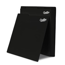 Heavy Duty Vinyl Album Dividers, 12", Black, Set of 32, Personalizable