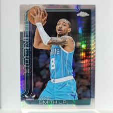 2025-26 Topps Chrome Basketball 26 Nick Smith Jr. Prism Refractor Hornets 