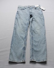 H&M Unisex Kids Super Stretch Slim Fit Jeans RV6 Light Blue Size UK 9-10/US 14