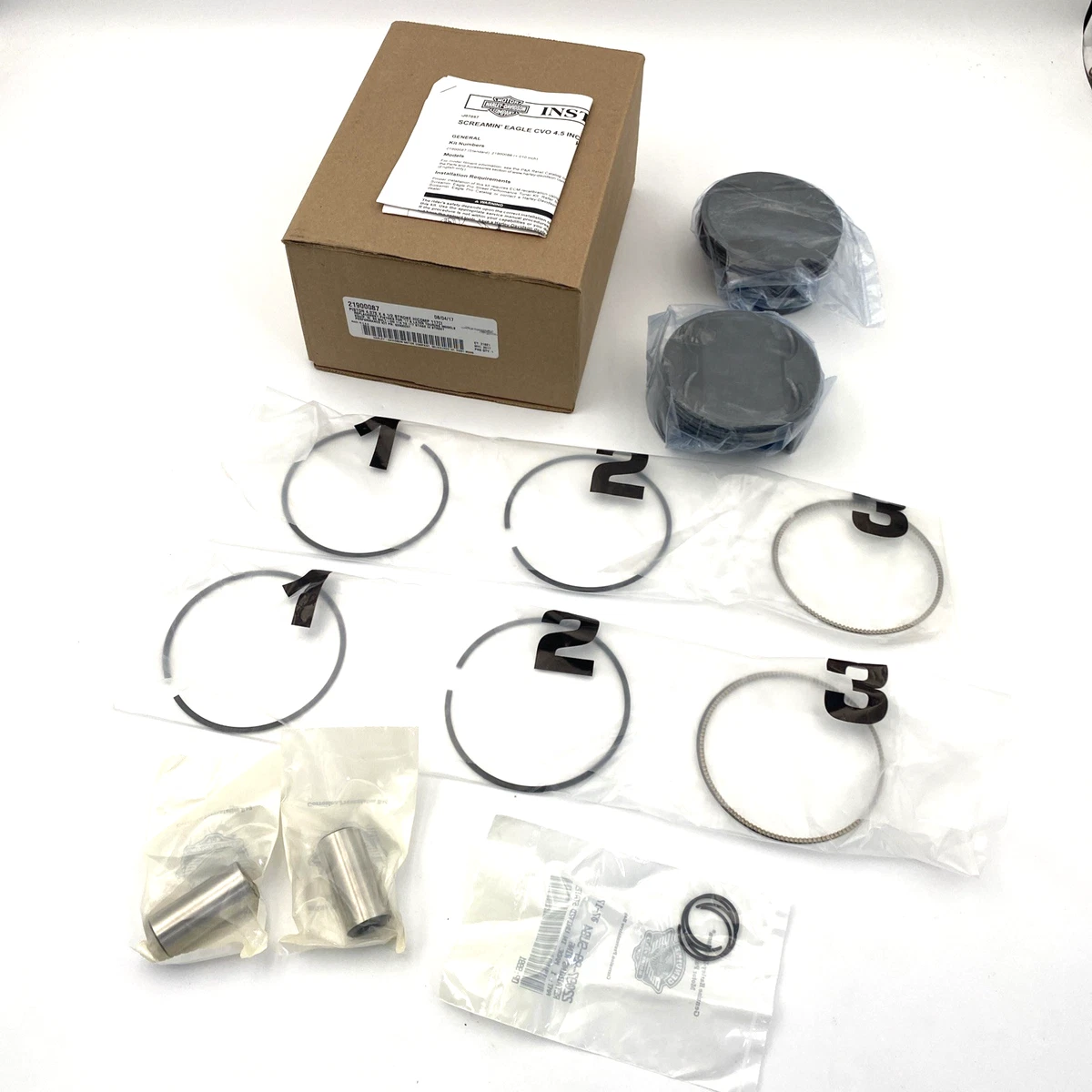 Motorcycle Pistons, Rings & Piston Kits for Harley-Davidson CVO