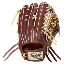 Rawlings Hoh  Japan Gh5Fhjr89 Hard Baseball Glove For Outfielders, Burgundy, 12 