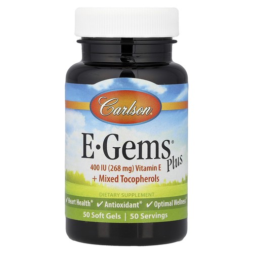E-Gems® Plus, 50 Soft Gels
