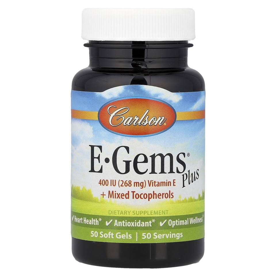 E-Gems® Plus, 50 Soft Gels
