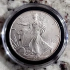 2001 American Silver Eagle Uncirculated 1oz .999 Fine Silver