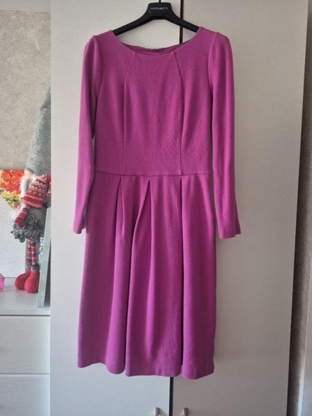 Women Boden Dress Fuchsia Cotton M