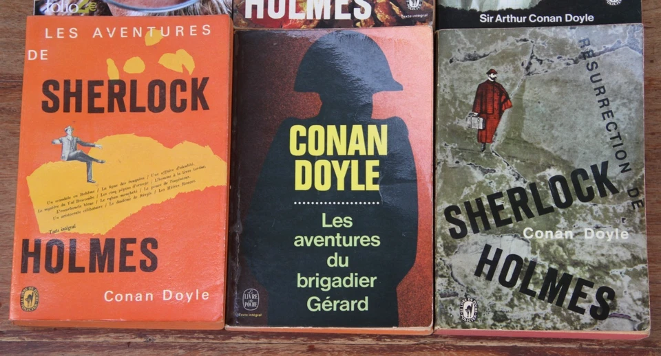 SIR ARTHUR CONAN DOYLE - LOT DE 6 LIVRES - SHERLOCK HOLMES - POCHE - 1965-2016 - Photo 4/4