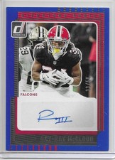 2025 Donruss RAY-RAY MCCLOUD Blue Auto 37/50 #SS-RMD Falcons!