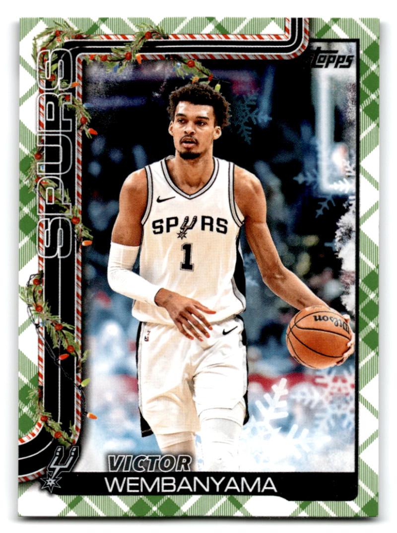 2025-26 Topps Holiday Plaid #H156 Victor Wembanyama NM-MT Spurs ID:80379