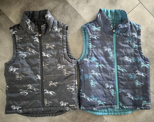 Kerrits Youth Reversible Vests - Lot of 2 Size Medium