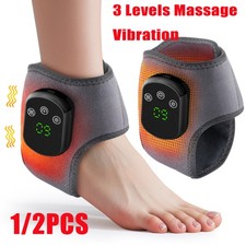 Electric Foot Ankle Massager with Heat Vibration for Circulation and Pain Relief