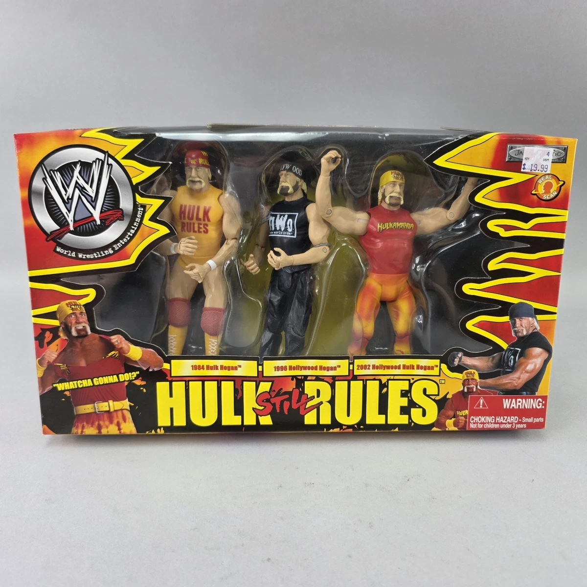□JAKKS WWE/WWF nWo 2パック・6体セット/ハルク・ホーガン