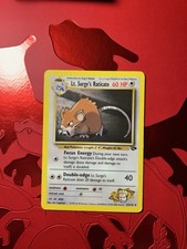 Pokemon Gym Challenge Unlimited Lt. Surge's Raticate 53/132 - MP