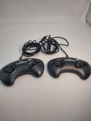 Sega Genesis Classic Mini USB Wired Controller Model MK-16500 OEM- Lot of 2