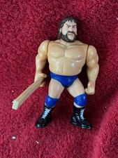 WWF Hasbro Hacksaw Jim Duggan Series 2 WRESTLING FIGURE w 2X4 1991