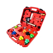 14PCS Pressure Leak Tester Tool Kit, Radiator Pump Pressure Tester ... Fast Ship