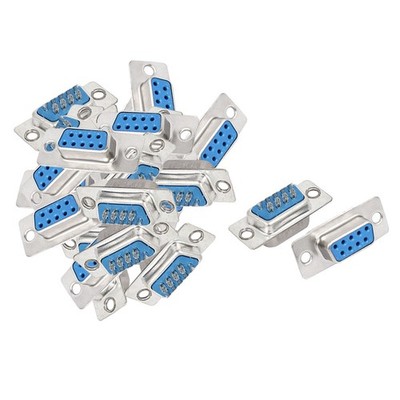DB9 Male Female Solder 9 Pins Adapter Connector D-SUB 15 Pairs