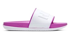 UK5.5/ EUR39- NIKE OFFCOURT SLIDE SANDALS FIRE PINK WHITE BQ4632 602