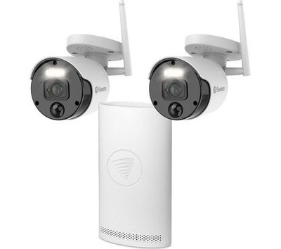 Swann 1080p Full HD WLAN NVR Sicherheitssystem 2 Kameras CCTV