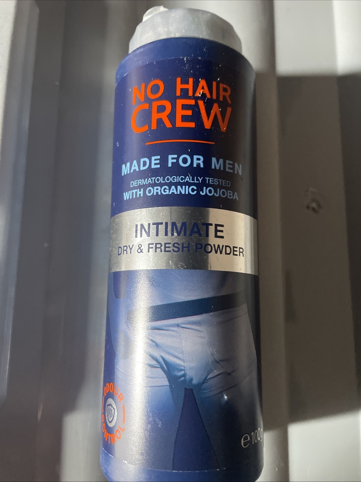 NO HAIR CREW Intimate Dry & Fresh Powder. Premium talcum free body powder