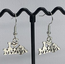 Dog Earrings, Dog Jewelry, Pet Earrings, Dog Mom, Gift Idea, Dog Lover, Puppy
