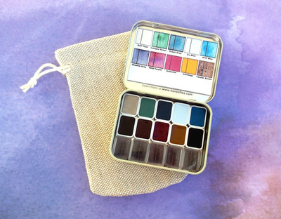 SCHMINCKE Mini Set with Signature, Limited, and Retro Edition Colors in Mint Tin