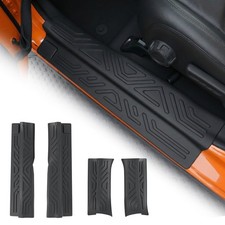 Door Sill Protector Compatible with 2020-2026 Jeep Gladiator JT 2018-2026 Wra...