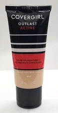 NEW Covergirl Outlast Active 24 Hour Foundation SPF 20- 810 Classic Ivory