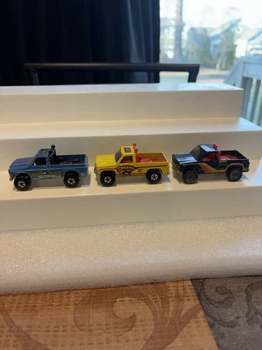 Vintage Hot Wheels 80’s Pickup Trucks 1/64 Diecast Bywayman Super Scraper