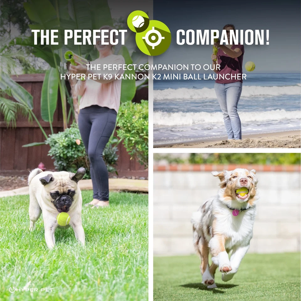 Mini Tennis Balls for Dogs - 12 Pack (Dog Ball Toys for Exercise, Fetch K9 Mi... - Image 3 of 4