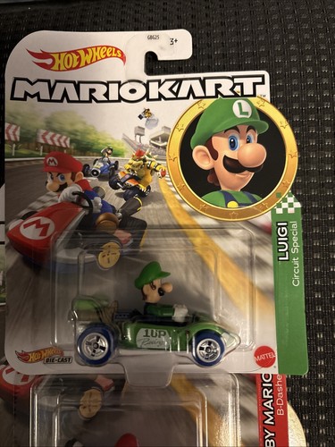 3 Hot Wheels Mario Kart. Baby Mario B-Dasher / Luigi Circuit Special / Yoshi B-Dash - Bild 2 von 10