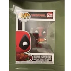 Funko Pop! Vinyl Deadpool Marvel Bobblehead Figure #534 Red Black Original Box