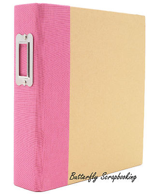 Pink & Craft 6'' x 8'' inch Scrapbooking Binder Snap Studio by Simple Stories NEW