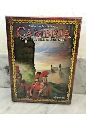 Cambria Roman Strategy Game New Sealed by Eric Vogel 2010 Closet Nerd